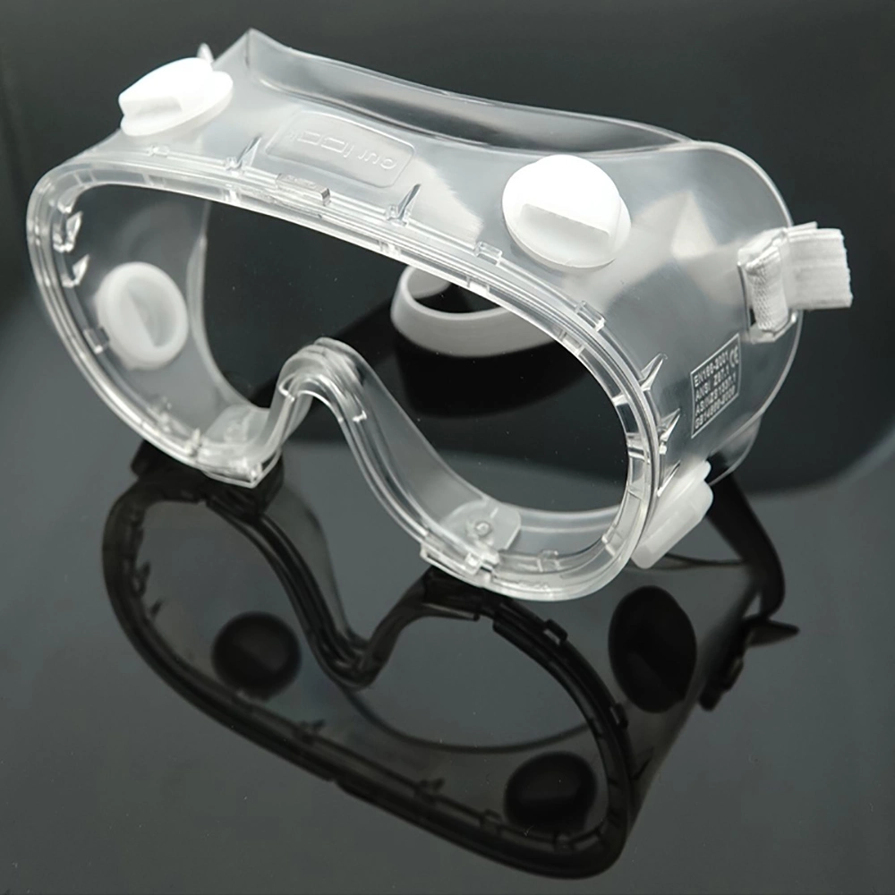 Safety Eye Goggles More Comfort to Wear with Wider Strap CE/FDA Registration